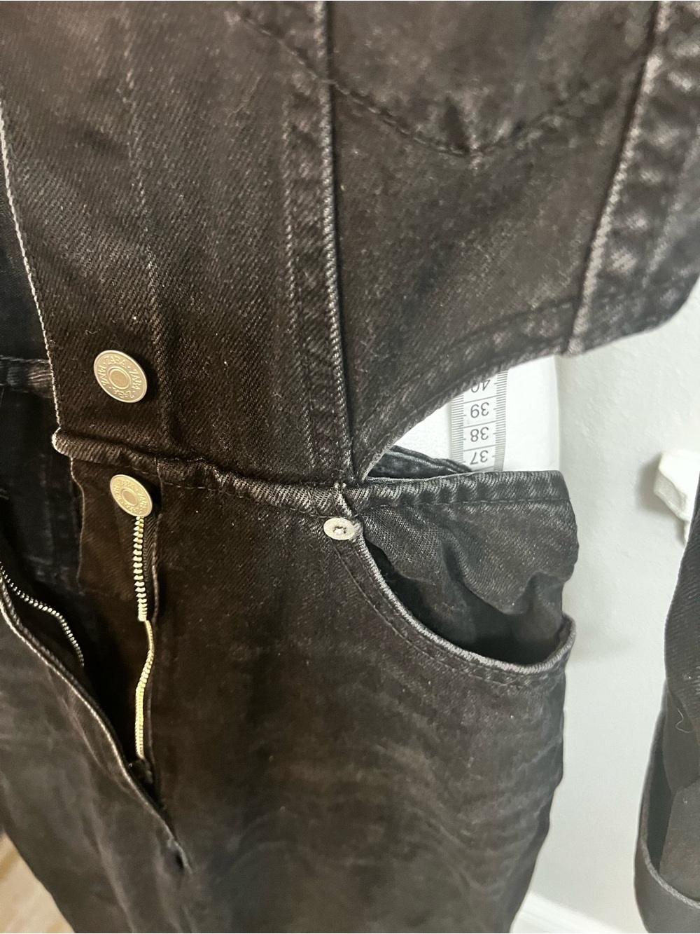 Zara Small Black Denim Jumpsuit Waist Cutouts Long Sleeve Classic Womens
Jean - Picture 7 of 16
